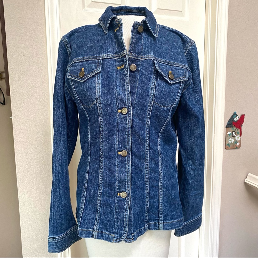 JONES SPORT Structured Jean Jacket medium